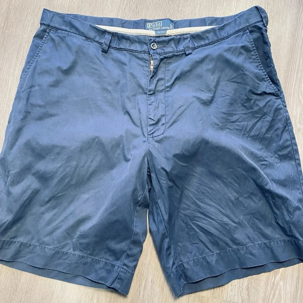 Polo Ralph Lauren Men's Blue Chino  Classic Fit shorts Size 38